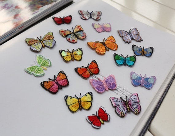 Gestickte Applikationen, Klebstoff Bestickt Schmetterling, Perlen Patches Für Kleid Liefert, Haar Schmetterling Kopfschmuck | 44-24 von POPOLace