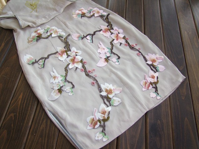 Gestickte Applikationen, Klebstoff Bestickte Blumen, Patches Für Kleid Liefert, Haarblume, Kopfschmuck | 44-27 von POPOLace