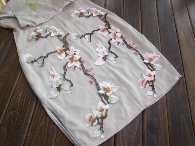 Gestickte Applikationen, Klebstoff Bestickte Blumen, Patches Für Kleid Liefert, Haarblume, Kopfschmuck | 44-27 von POPOLace