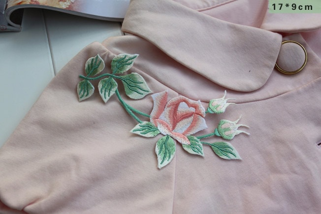 Gestickte Applikationen, Klebstoff Gestickten Blumen, Patches Für Kleid Liefert, Haar Flower, Headpiece(44-32 von POPOLace