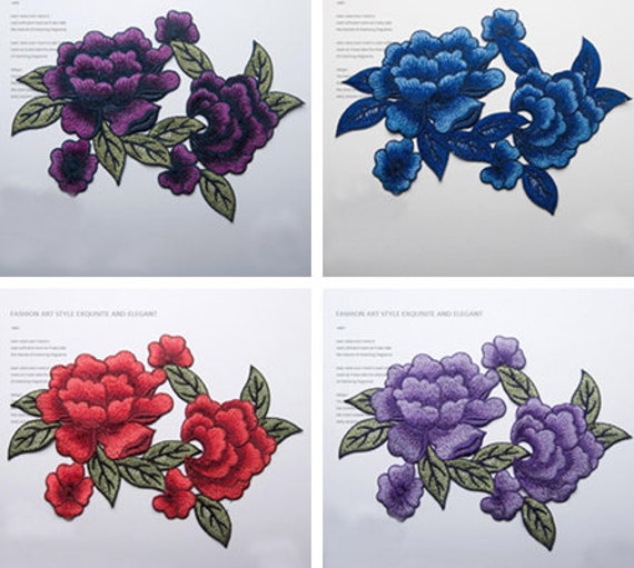 Gestickte Appliques, Gestickte Blumen, Sew-On-Patches For Dress Supplies, Diy | 159-15 von POPOLace