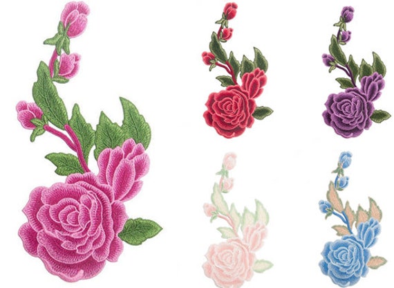 Nadelstich-Leuchten, Gestickte Blumen, Nadelpatches Für Dressbedarf, Für Dress Diy | 159-70 von POPOLace