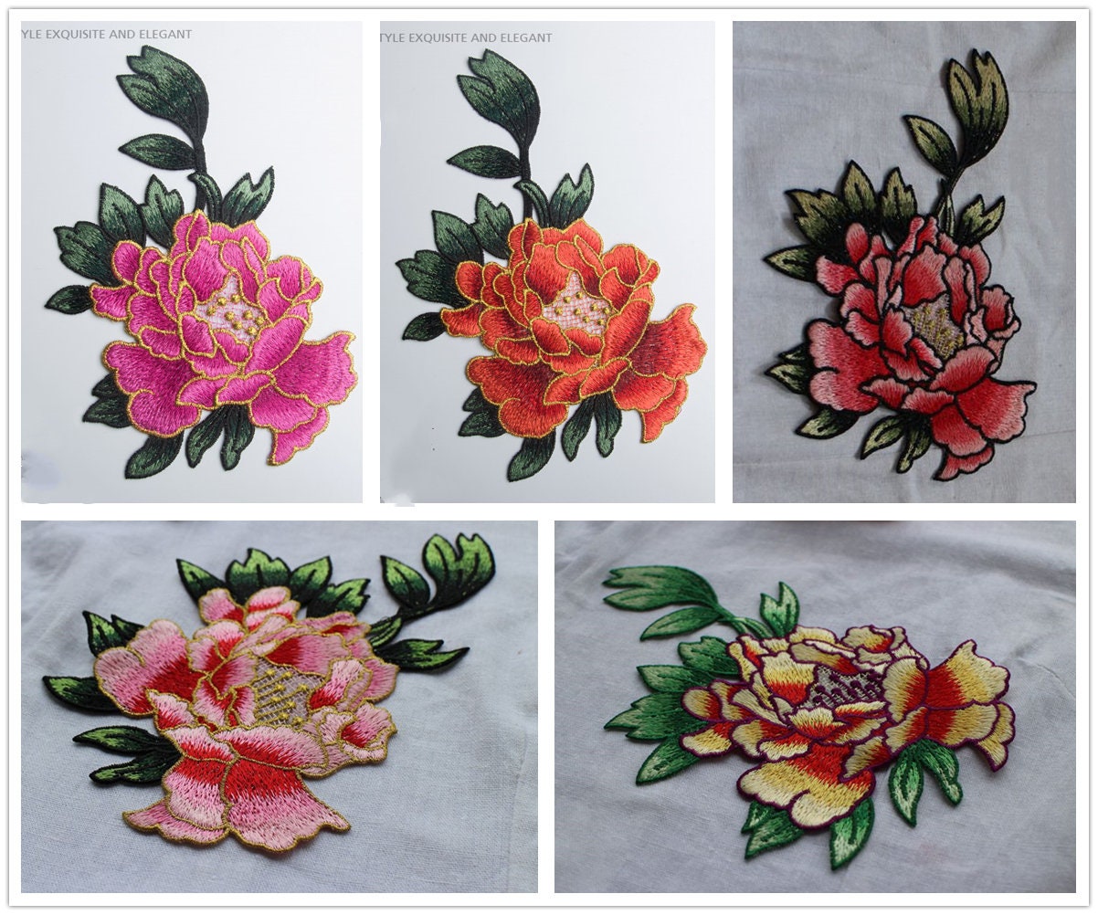 Spitzen-Applikationen, Gestickten Blumen, Patches Für Hochzeit Zubehör, Braut Haar Flower, Headpiece(56-89 von POPOLace