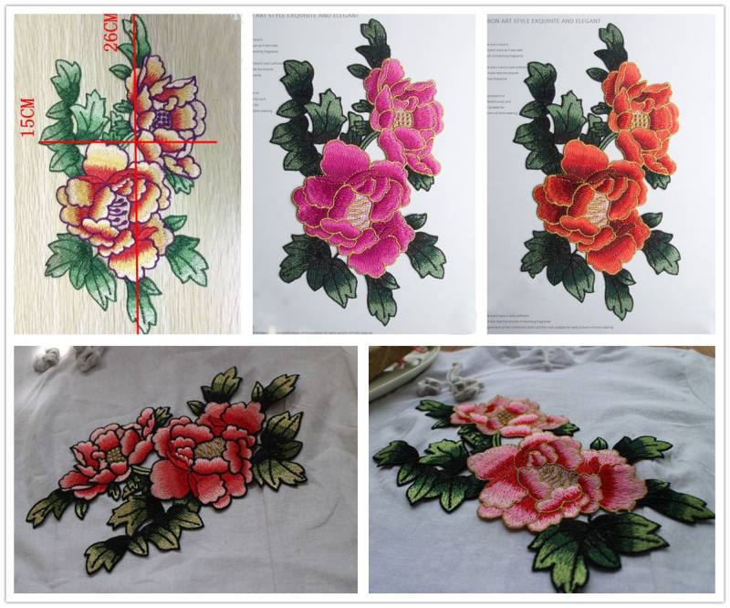 Spitzen-Applikationen, Gestickten Blumen, Patches Für Hochzeit Zubehör, Braut Haar Flower, Headpiece(56-89 von POPOLace