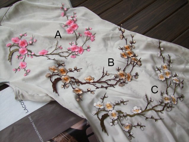 stickerei Blumen Applikationen, Patches Für Hochzeit Liefert, Eisen-Auf Kleid, Mode, Brautblume, Kopfschmuck | 44-3 von POPOLace