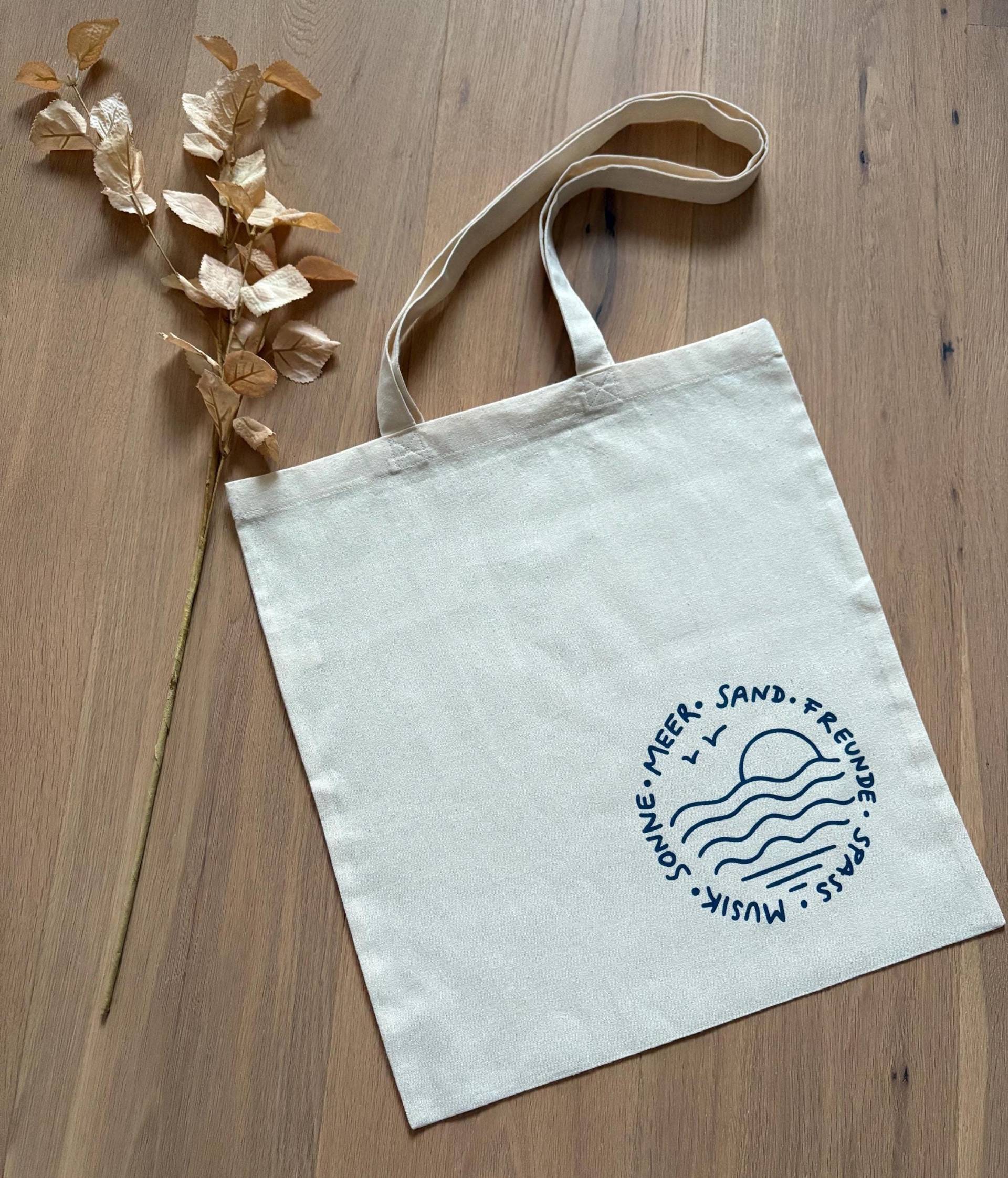Jutebeutel Mit Schriftzug "Sonne, Meer, Sand, Freunde...' Jutebeutel Mit Schriftzug "Sonne, Meer, Sand, Freunde...' von POPPYde