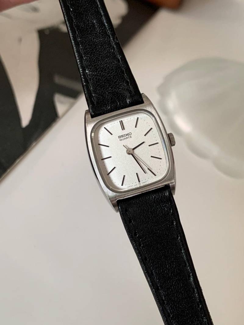 Vintage Seiko 90Er Jahre Silber Tone Tank Ladie Uhr, Japan Hergestellt, Quarzuhr von POPTheCenturyTime