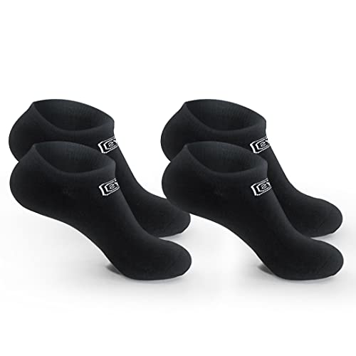 POPYS Kurze Thermowoll Socken für Damen und Herren 2 Paar Schwarz 44-47 von POPYS