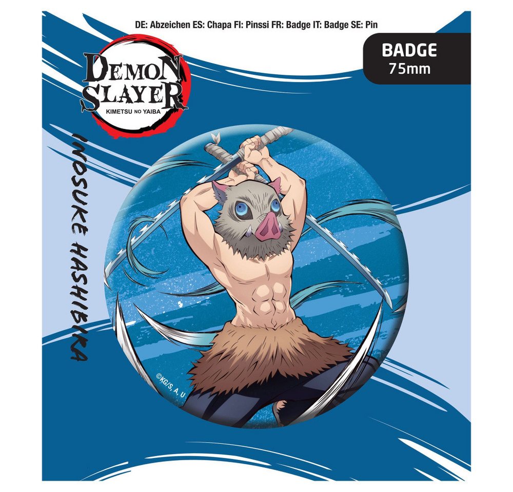 POPbuddies Anstecknadel Demon Slayer: Kimetsu no Yaiba Ansteck-Button Inosuke Hashibira POPbuddies Anstecknadel Demon Slayer: Kimetsu no Yaiba Ansteck-Button Inosuke Hashibira von POPbuddies