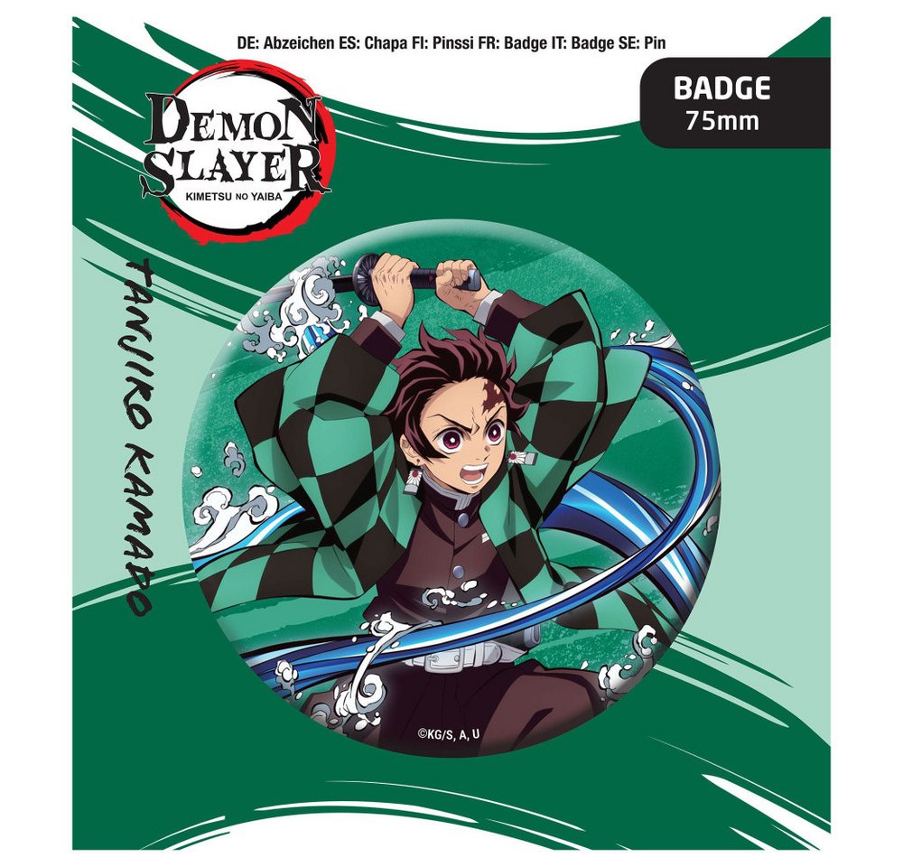 POPbuddies Anstecknadel Demon Slayer: Kimetsu no Yaiba Ansteck-Button Tanjiro Kamado POPbuddies Anstecknadel Demon Slayer: Kimetsu no Yaiba Ansteck-Button Tanjiro Kamado von POPbuddies