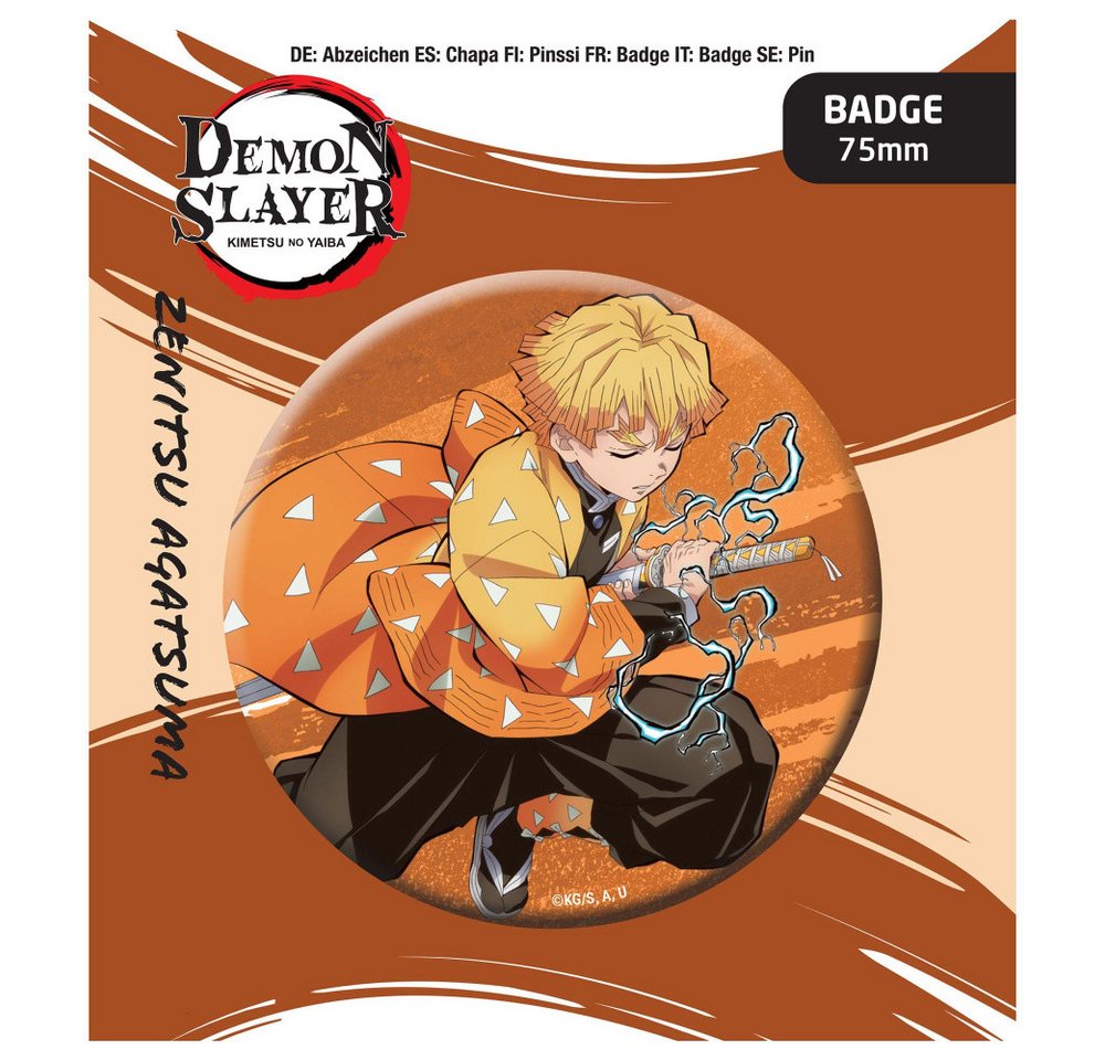 POPbuddies Anstecknadel Demon Slayer: Kimetsu no Yaiba Ansteck-Button Zenitsu Agatsuma POPbuddies Anstecknadel Demon Slayer: Kimetsu no Yaiba Ansteck-Button Zenitsu Agatsuma von POPbuddies
