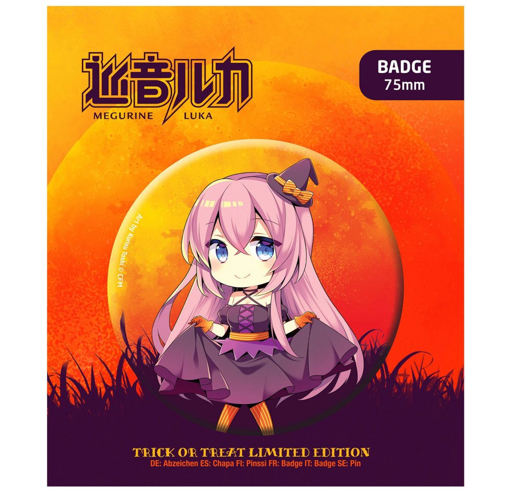 POPbuddies Anstecknadel Hatsune Miku Ansteck-Button Halloween Limited Edition Megurine Luka POPbuddies Anstecknadel Hatsune Miku Ansteck-Button Halloween Limited Edition Megurine Luka von POPbuddies