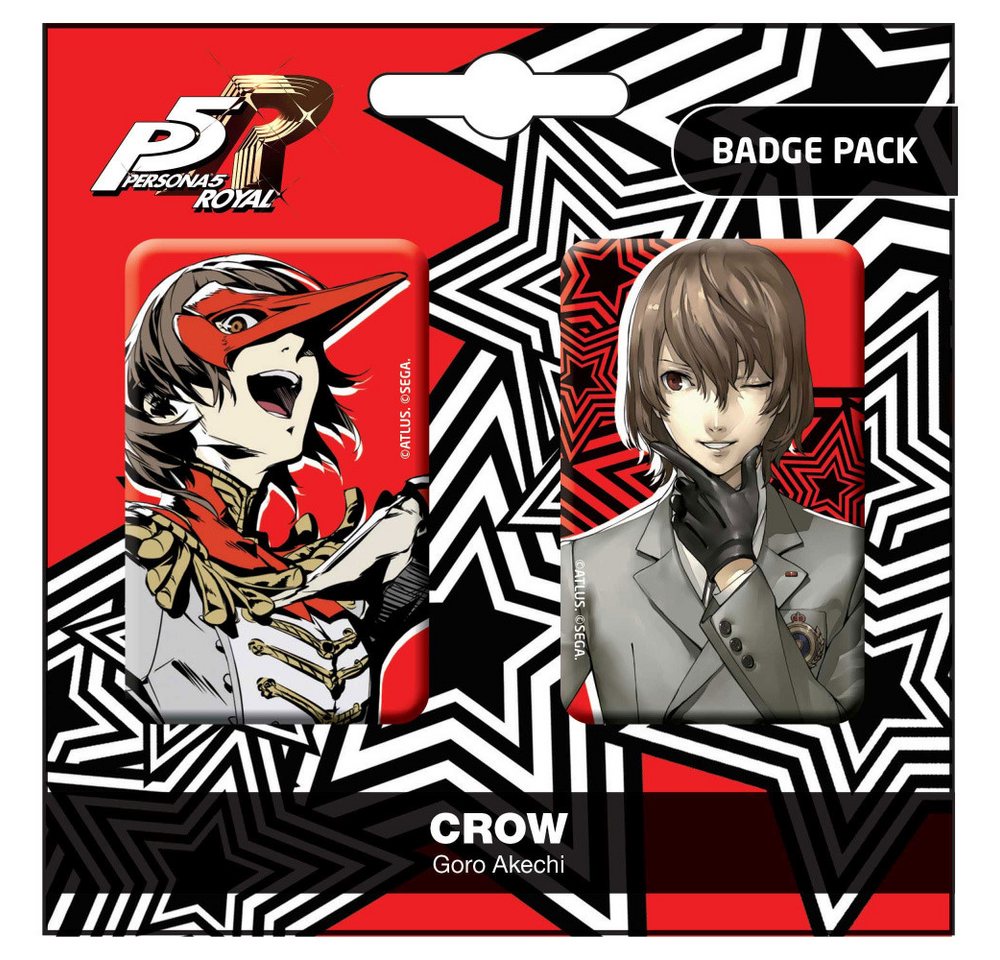 POPbuddies Anstecknadel Persona 5 Royal Ansteck-Buttons Doppelpack Crow / Goro Akechi POPbuddies Anstecknadel Persona 5 Royal Ansteck-Buttons Doppelpack Crow / Goro Akechi von POPbuddies