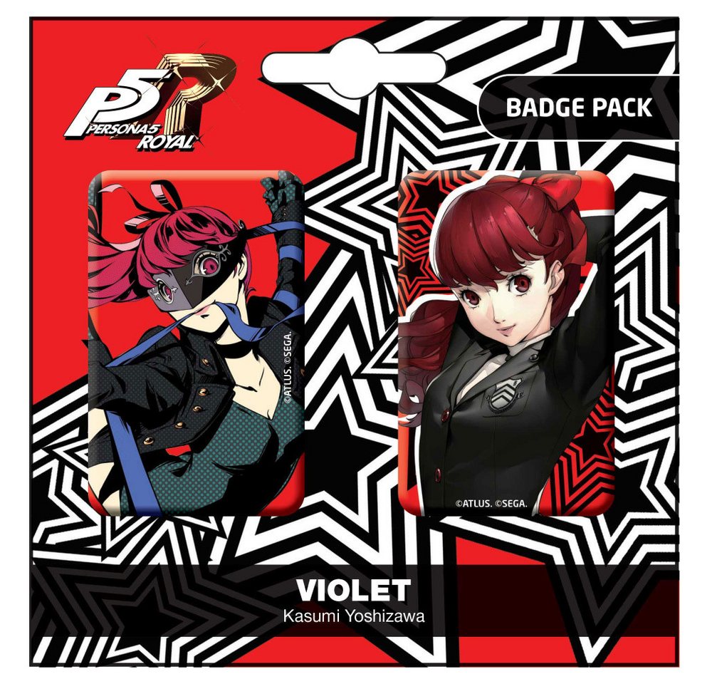 POPbuddies Anstecknadel Persona 5 Royal Ansteck-Buttons Doppelpack Violet / Kasumi Yoshizawa POPbuddies Anstecknadel Persona 5 Royal Ansteck-Buttons Doppelpack Violet / Kasumi Yoshizawa von POPbuddies