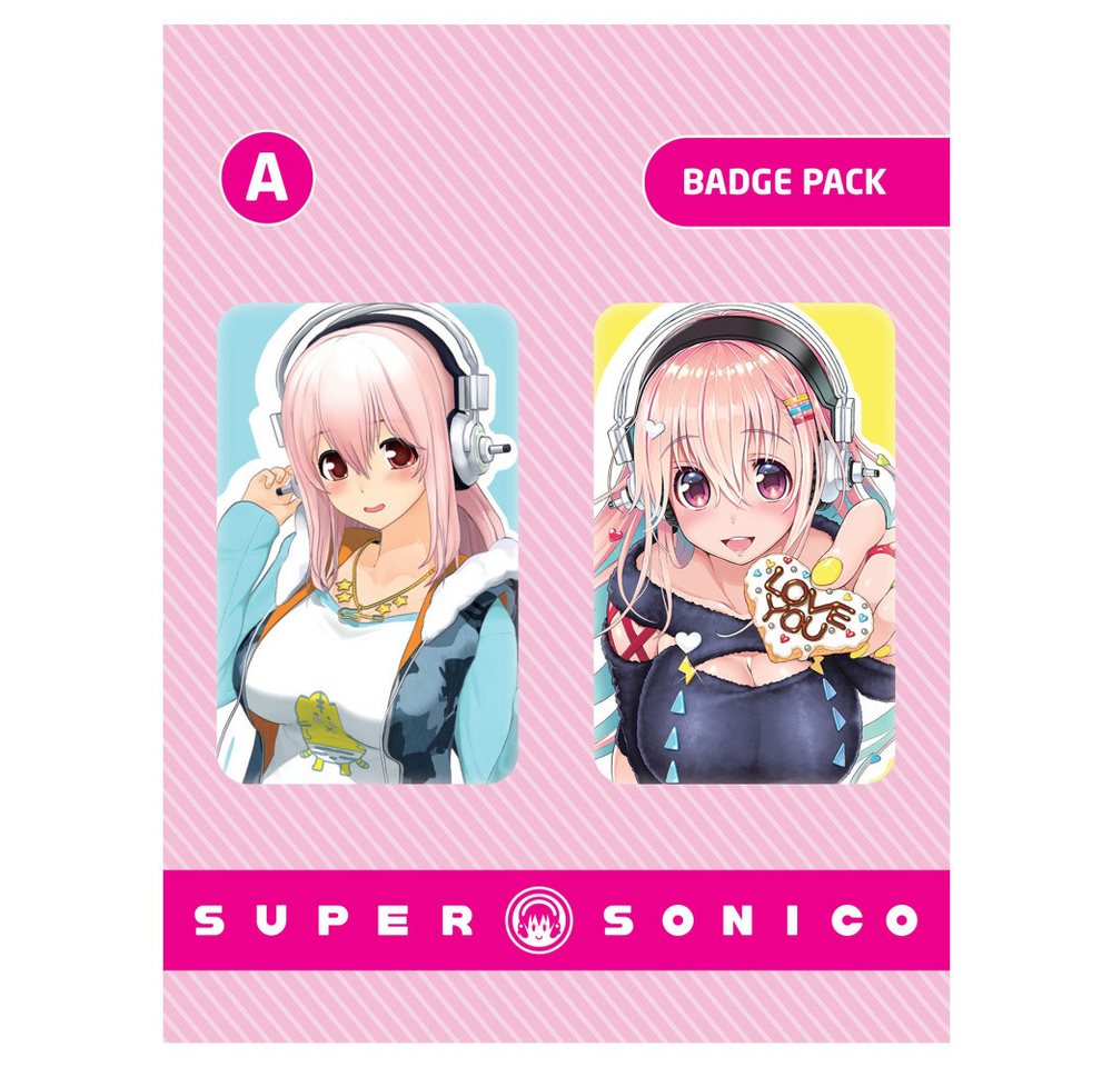 POPbuddies Anstecknadel Super Sonico Ansteck-Buttons Doppelpack Set A POPbuddies Anstecknadel Super Sonico Ansteck-Buttons Doppelpack Set A von POPbuddies