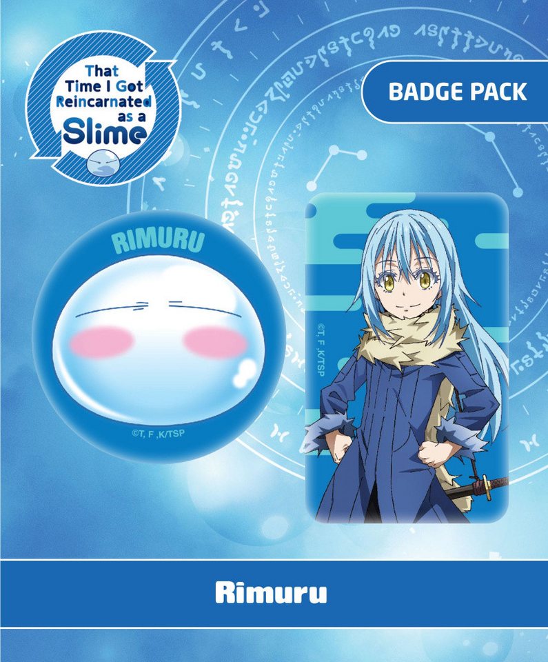 POPbuddies Anstecknadel That Time I Got Reincarnated as a Slime Ansteck-Buttons Doppelpack Rim von POPbuddies