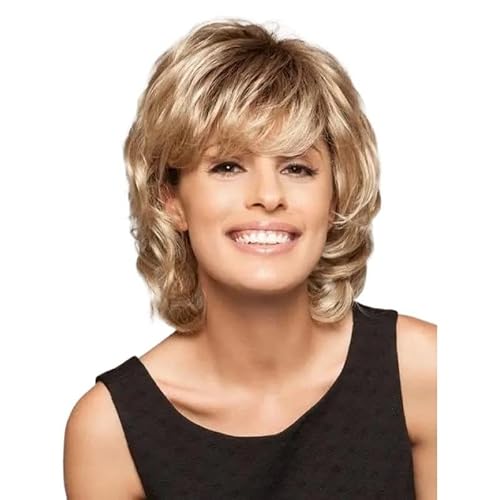 POQWECZ Pixie Curly Hair Synthetische Perücken for Frauen Wave Flauschige Haarperücke mit Bändern Kurze Frisuren POQWECZ Pixie Curly Hair Synthetische Perücken for Frauen Wave Flauschige Haarperücke mit Bändern Kurze Frisuren von POQWECZ