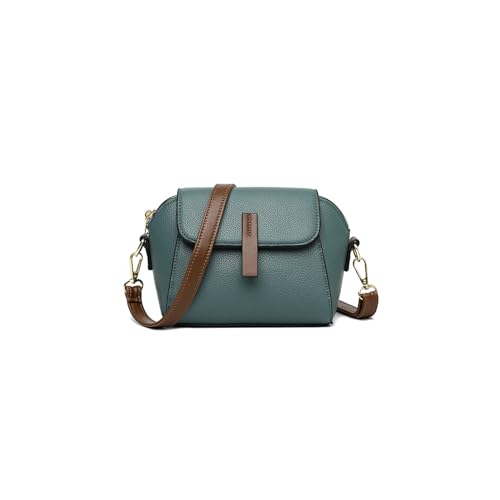 PORRASSO Mode Umhängetasche Damen Schultertasche PU Handtasche für Dating Reisen Täglichen Gebrauch Blau von PORRASSO