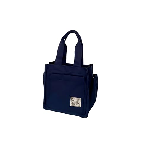 PORRASSO Nylon Handtasche Damen Casual Tote Bag Frauen Henkeltaschen für Datieren Arbeit Täglicher Gebrauch Marineblau von PORRASSO