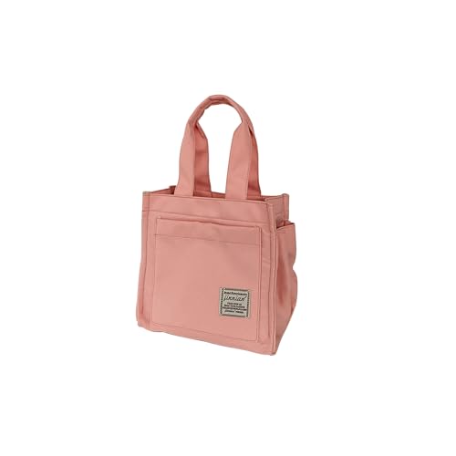 PORRASSO Nylon Handtasche Damen Casual Tote Bag Frauen Henkeltaschen für Datieren Arbeit Täglicher Gebrauch Rosa von PORRASSO