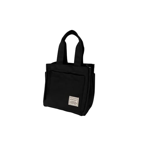 PORRASSO Nylon Handtasche Damen Casual Tote Bag Frauen Henkeltaschen für Datieren Arbeit Täglicher Gebrauch Schwarz von PORRASSO