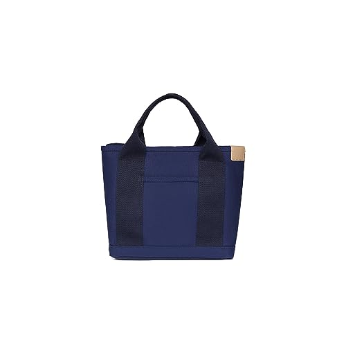 PORRASSO Segeltuch Handtasche Damen Casual Tote Bag Frauen Henkeltaschen für Datieren Arbeit Täglicher Gebrauch Marineblau von PORRASSO