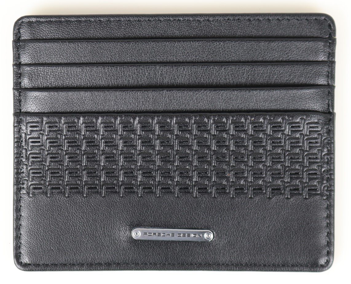 PORSCHE Design Kartenetui Kartenhalter SH8 Icon 2.0 Leder Schwarz card holder von PORSCHE Design