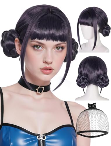 PORSMEER Dämonenjäger Kostüm Perücke Cosplay Anime Zoey Mira Perücken Langes glattes Haaraccessoire für Frauen (Dämonenjäger-Zoey) von PORSMEER