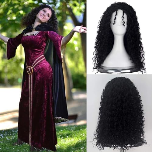 PORSMEER Mutter Gothel Perücke für Frauen Böse Alte Kostüme für Frauen (Mutter Gothel) von PORSMEER