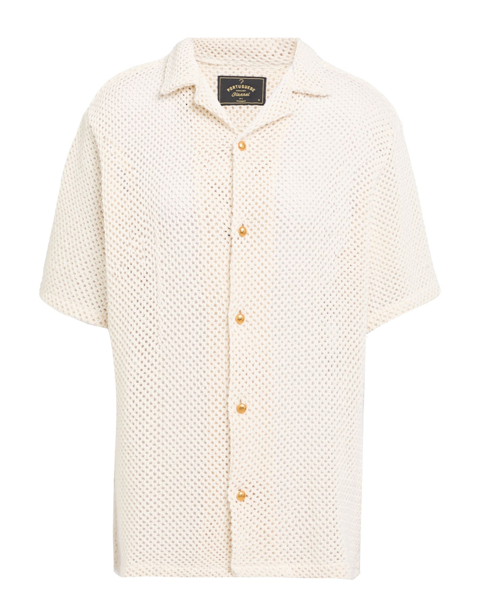 PORTUGUESE FLANNEL Hemd Damen Cremeweiß PORTUGUESE FLANNEL Hemd Damen Cremeweiß von PORTUGUESE FLANNEL