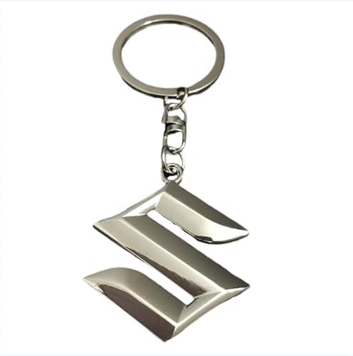 POSDLQU Auto-Schlüsselanhänger für Suzuki, Auto-Schlüsselanhänger für Männer und Frauen, Verchromter Auto-Schlüsselanhänger, Ersetzen Zubehör,OneSize-A POSDLQU Auto-Schlüsselanhänger für Suzuki, Auto-Schlüsselanhänger für Männer und Frauen, Verchromter Auto-Schlüsselanhänger, Ersetzen Zubehör,OneSize-A von POSDLQU