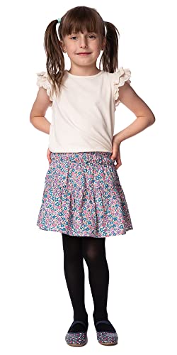POSE Kinder Strumpfhose für Mädchen aus Microfaser 40 DEN | bunte weiße schwarze blickdichte Strumpfhose | 19 Farben und 6 Größen | 104-110, schwarz von POSE