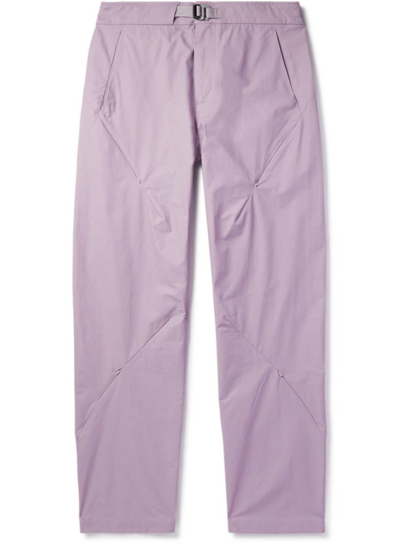 POST ARCHIVE FACTION - 5.0 Right Straight-Leg Cotton-Blend Trousers - Men - Purple - XS von POST ARCHIVE FACTION
