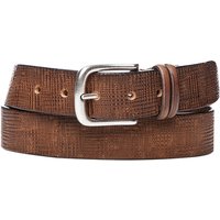 POST & CO Herren Gürtel braun Leder geprägt POST & CO Herren Gürtel braun Leder geprägt von POST & CO