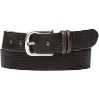 POST & CO Herren Gürtel braun Leder geprägt POST & CO Herren Gürtel braun Leder geprägt von POST & CO