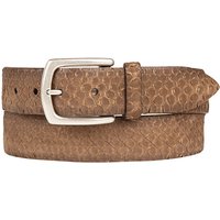 POST & CO Herren Gürtel braun Leder geprägt POST & CO Herren Gürtel braun Leder geprägt von POST & CO