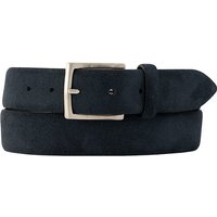 POST & CO Herren Gürtel blau Veloursleder POST & CO Herren Gürtel blau Veloursleder von POST & CO