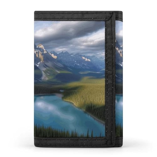 POTSCBVW Banff Nationalpark-Geldbörse, kompakt, dreifach faltbar, mit Schlüsselanhänger, leicht und langlebig, für den Außenbereich, Stil, Einheitsgröße, klassisch POTSCBVW Banff Nationalpark-Geldbörse, kompakt, dreifach faltbar, mit Schlüsselanhänger, leicht und langlebig, für den Außenbereich, Stil, Einheitsgröße, klassisch von POTSCBVW