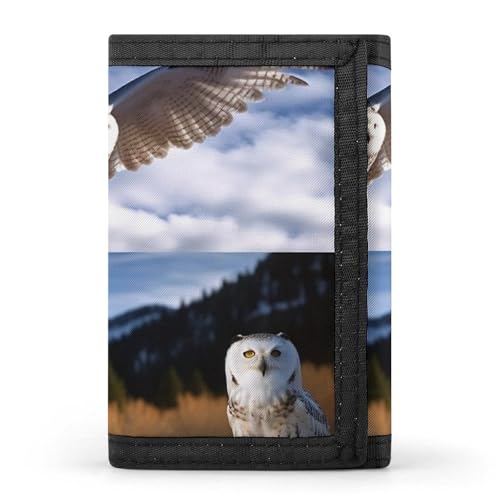 POTSCBVW Geldbörse mit Tier- und Landschaften, kompakt, dreifach faltbar, mit Schlüsselanhänger, leicht und langlebig, für den Außenbereich, Stil, Einheitsgröße, klassisch POTSCBVW Geldbörse mit Tier- und Landschaften, kompakt, dreifach faltbar, mit Schlüsselanhänger, leicht und langlebig, für den Außenbereich, Stil, Einheitsgröße, klassisch von POTSCBVW
