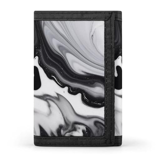 POTSCBVW Kompakte dreifach gefaltete Geldbörse mit Schlüsselanhänger, leicht und langlebig, für den Außenbereich, Stil, Einheitsgröße, klassisch POTSCBVW Kompakte dreifach gefaltete Geldbörse mit Schlüsselanhänger, leicht und langlebig, für den Außenbereich, Stil, Einheitsgröße, klassisch von POTSCBVW