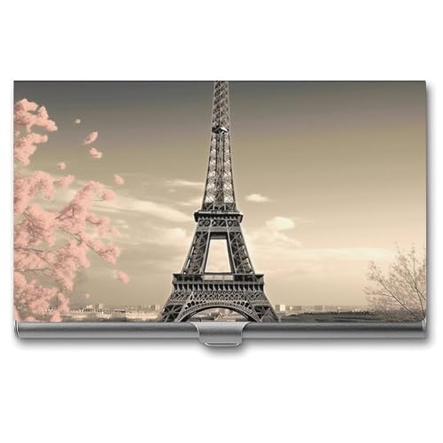 POTSCBVW Paris Visitenkartenhalter, superleicht, tragbar, Aluminiumlegierung, Kreditkarten-Organizer, schlank, professionelles Visitenkartenetui für Büroangestellte, Männer und Frauen POTSCBVW Paris Visitenkartenhalter, superleicht, tragbar, Aluminiumlegierung, Kreditkarten-Organizer, schlank, professionelles Visitenkartenetui für Büroangestellte, Männer und Frauen von POTSCBVW