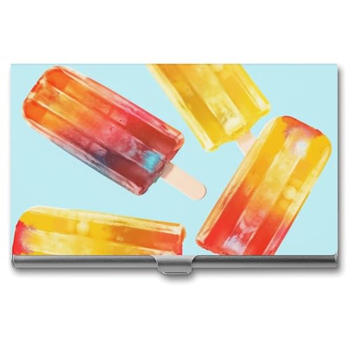 POTSCBVW Popsicles Visitenkartenhalter, superleicht, tragbar, Aluminiumlegierung, Kreditkarten-Organizer, schlank, professionelles Visitenkartenetui für Büroangestellte, Männer und Frauen POTSCBVW Popsicles Visitenkartenhalter, superleicht, tragbar, Aluminiumlegierung, Kreditkarten-Organizer, schlank, professionelles Visitenkartenetui für Büroangestellte, Männer und Frauen von POTSCBVW