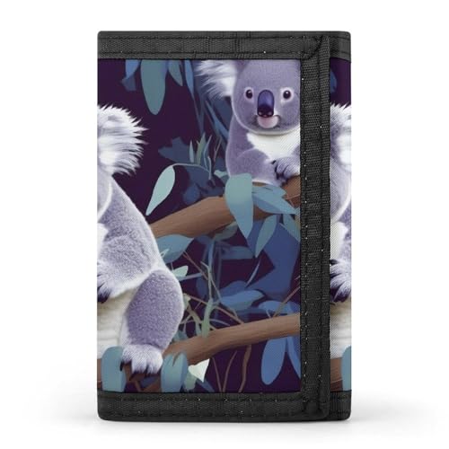 POTSCBVW Schöne Koala-Geldbörse, kompakt, dreifach gefaltet, mit Schlüsselanhänger, leicht und langlebig, für den Außenbereich, Stil, Einheitsgröße, klassisch POTSCBVW Schöne Koala-Geldbörse, kompakt, dreifach gefaltet, mit Schlüsselanhänger, leicht und langlebig, für den Außenbereich, Stil, Einheitsgröße, klassisch von POTSCBVW