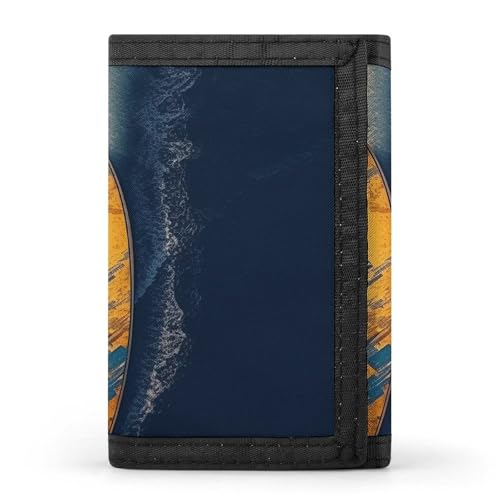 POTSCBVW Surfbrett-Geldbörse, kompakt, dreifach gefaltet, mit Schlüsselanhänger, leicht und langlebig, für den Außenbereich, Stil, Einheitsgröße, klassisch POTSCBVW Surfbrett-Geldbörse, kompakt, dreifach gefaltet, mit Schlüsselanhänger, leicht und langlebig, für den Außenbereich, Stil, Einheitsgröße, klassisch von POTSCBVW