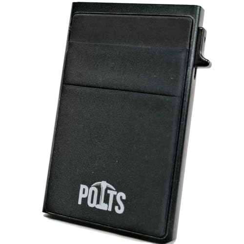 POTTS Aluminium Slim Wallet mit elastischem Münzfach | kompaktes Kreditkartenetui für bis zu 7 Karten | RFID Kartenetui Herren & Damen für maximalen Schutz | Geldbörse Herren | Kartenhalter von POTTS