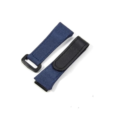POTUBI Passend for RM50 Rm53, schlichtes Leder, Nylon-Canvas, Herren-Uhrenarmband, 25 mm, Schraubendreher-Uhrenarmbänder(D Blue(5 Stars Tool)) von POTUBI