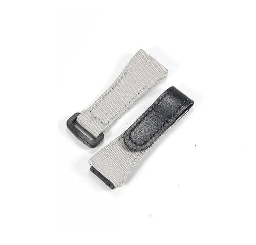 POTUBI Passend for RM50 Rm53, schlichtes Leder, Nylon-Canvas, Herren-Uhrenarmband, 25 mm, Schraubendreher-Uhrenarmbänder(Gray(5 Stars Tool)) von POTUBI