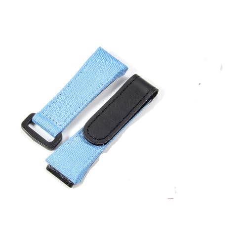 POTUBI Passend for RM50 Rm53, schlichtes Leder, Nylon-Canvas, Herren-Uhrenarmband, 25 mm, Schraubendreher-Uhrenarmbänder(L Blue(4 Stars Tool)) von POTUBI