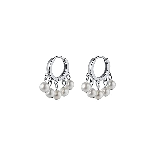 Süßwasser Perle Quaste Anhänger Ohrringe frauen Hochzeit Party Runde Quaste Ohrringe Schmuck High-end-ohrringe von POTUBI
