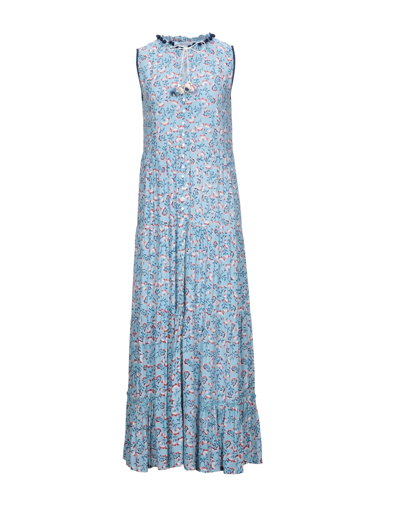 POUPETTE ST BARTH Maxi-kleid Damen Himmelblau POUPETTE ST BARTH Maxi-kleid Damen Himmelblau von POUPETTE ST BARTH
